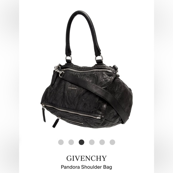 GIVENCHY
Black Wrinkled Sheepskin Leather Small Pandora Bag - Picture 5 of 12